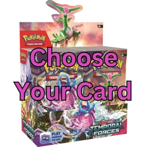 Scarlet & Violet Temporal Forces Choose Your Card Pokemon TCG English LP/NM - Picture 1 of 1