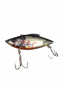 VINTAGE RAT L TRAP  FISHING LURE Sinking BLEEDING SHAD 1/2 Oz - Picture 1 of 2