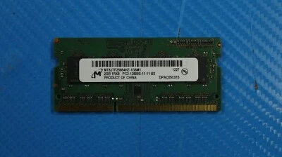 MacBook A1278 Micron 2GB 1Rx8 PC3L-12800S SO-DIMM Memory RAM MT8JTF25664HZ-1G6M1 - Image 1 of 2