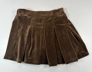Sweet Butterfly Youth Girls Corduroy Brown Skort Skirt Preppy Size M (10/12) - Picture 1 of 9