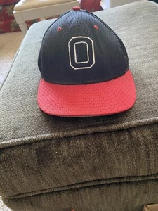 O Mütze Cap SnapBack Rot Schwarz Vintage Dirty - Bild 1 von 3