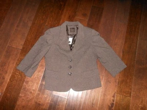 NWT THE LIMITED COLLECTION Business Casual Blazer Coat Size L Brown Orig. $148! - Picture 1 of 9