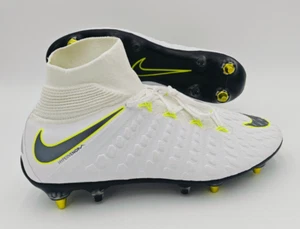 Nike Hypervenom Phantom 3 Elite DF SG-Pro AC Size 10 White Volt AJ3812-108 NEW - Picture 1 of 7