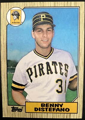Benny DISTEFANO 1987 Rookie Card Pittsburgh Pirates Topps #651 - Image 1 of 2