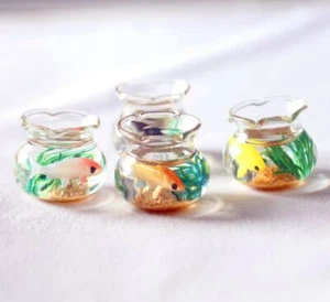 1:12 Dollhouse Miniature Glass Fish Tank Pet E57 - Picture 1 of 2