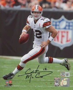 COLT MCCOY signed/autographed CLEVELAND BROWNS NFL 8x10 color photo - BECKETT - Picture 1 of 1