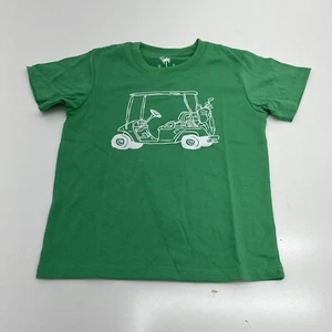 Shrimp & Grits Green Graphic Print Short Sleeve T-Shirt Kids Size Small NEW - Picture 1 of 5