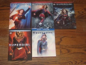 Supergirl Seasons 1, 2, 3, 4, 5 (DVD + 1 Blu Ray) DC Comics - Picture 1 of 3