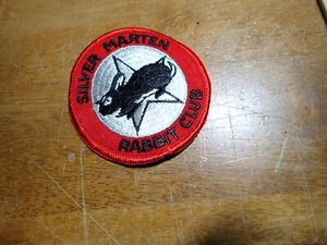 PARCHE RABBIT CLUB PLATA MARTIN CONEJOS ANIMALES DE GRANJA bx g#31 - Imagen 1 de 2