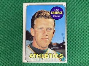 1969 Topps #23 Lew Krausse Oakland Athletics E - Picture 1 of 1