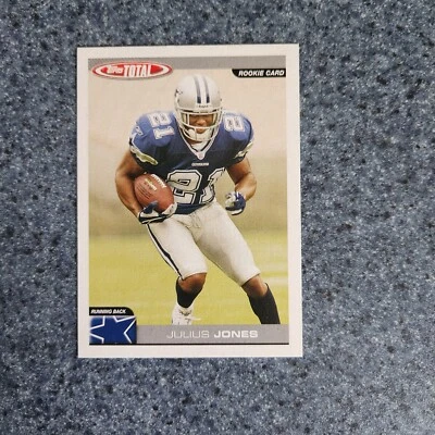 🏈2004 Julius Jones Topps Total Football Rookie Card #393 👀 - Image 1 of 2