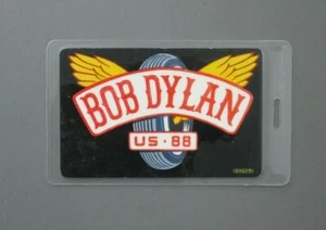 Bob Dylan Backstage Pass laminiert US 88 Fliegerreifen AUTHENTISCH! - Bild 1 von 1