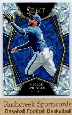 2022 Panini Select #164 George Springer Blue Jays Prizm Scope - Image 1 of 2