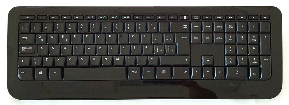 Microsoft Wireless Keyboard 850 Special Edition AES PZ3-00004 Spanish Español - Image 1 of 4
