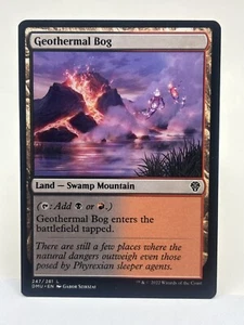Pantano geotérmico casi nuevo/m* Dominaria United INGLÉS 247/281 Magic The Gathering - Tarjetas sin limitación - Imagen 1 de 2