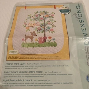 Dimensions Happy Tree Quilt Pattern ONLY PATTERN NO QUILT - Picture 1 of 2