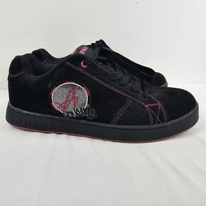 Zapatos de Skateboarding Vintage Airwalk Unisex Talla 13 Negro Gamuza Cuero Rosa Y2K - Imagen 1 de 15