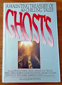 Ghosts by Marvin Kaye HC 1993 Haunting Treasury 40 Chilling Tales Horror Stoker - Picture 1 of 7