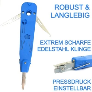 Profi LSA Auflegewerkzeug Auflege Anlege werkzeug Anlegewerkzeug Krone LSA+ - Afbeelding 1 van 3
