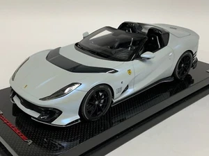 1/18 MR Collection Ferrari 812 Competizione A spider White Lecoerc's Car Carbon - Picture 1 of 8