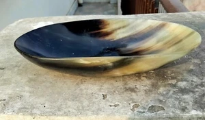Real Ox Horn Made soap dish soap tray bathroom accessories Collectible - Picture 1 of 6