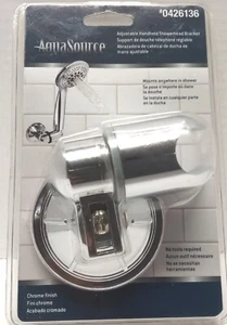 New Aqua Source Adjustable Handheld Showerhead Bracket -0426136 Chrome Finish - Picture 1 of 5