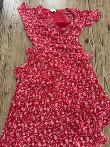 GILLI Floral Red Dress Size Small Great Condition Hardly Worn - Picture 1 of 4