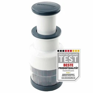 Fackelmann Zwiebelhacker Easyprepare Kunststoff weiß grau Anti-Rutsch-Boden - Bild 1 von 8