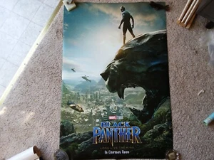 Double-Sided International Advance Theatrical "Black Panther" Movie Poster Film - Picture 1 of 5
