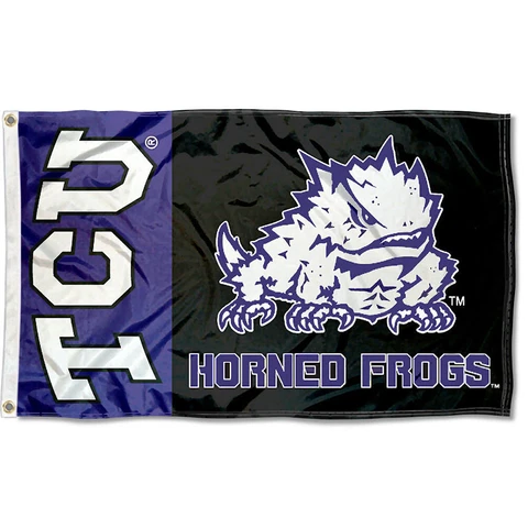 TCU Horned Frogs TCU Flag 3x5 Banner Cover