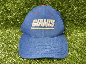 Vintage Logo 7 New York Giants NFL Snapback Hat Football Red Blue VTG 1990s Rare - Picture 1 of 11