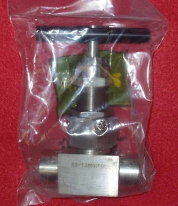 Swagelok Whitey 1/2" Valvola ad ago di servizio grave, SS-12NKRF8 - Foto 1 di 1
