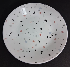 4 Corelle Terrazzo Rosa Lunch Salad Plates Confetti Pattern USA - Picture 1 of 5