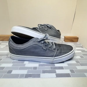Vans Skate Board Shoe Us Men 13 721356 Grey / White - Picture 1 of 16