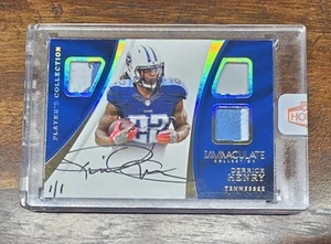 2017 PANINI IMMACULATE RECOLLECTION COLLECTION 2020 DERRICK HENRY PC-DH AUTO 1/1 - Picture 1 of 3
