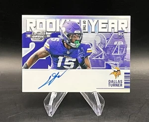 2024 Contenders Optic DALLAS TURNER Novato del Año En Tarjeta Automático PLATEADO/99 - Imagen 1 de 3