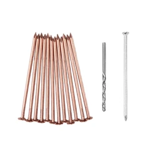 Kit de 14 clavos de cobre para matar árboles, clavos de cobre puro de 3,5 pulgadas a granel5251 - Imagen 1 de 7