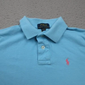 Polo Ralph Lauren Polo Shirt Boys Small (8) Blue Short Sleeve Classic Fit Pony - Picture 1 of 7