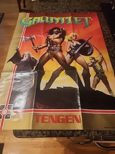 1985 Gauntlet Tengen NES Original Poster - Picture 1 of 1