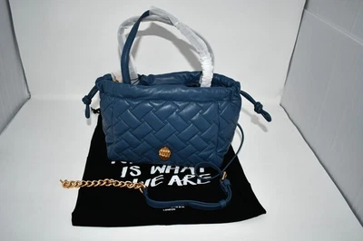 Kurt Geiger London SMALL Kensington String Tote Bag in Blue #4376389109 NWT - image 1 of 4