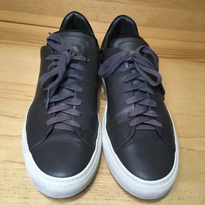 Good Man Legend Zapatos Para Hombre 10 Gris Cuero Zapatillas bajas Italia [FALTA INSO - Imagen 1 de 18