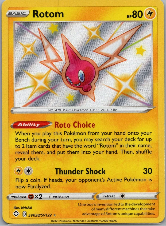 Shining Fates: Shiny Vault #SV038/SV122 Rotom - Image 1 of 2