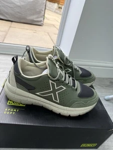 Munich Kava 22 Zapatillas Zapatos Verde Oliva Reino Unido Talla 7.5 PVP £73.45 - Imagen 1 de 6