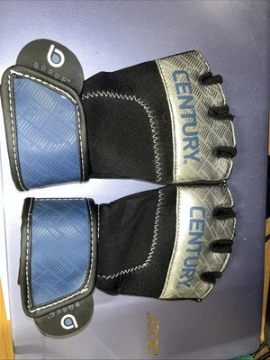 CENTURY SPARRING GLOVES S/M ADVANCED FOAM CORE AFC BLUE GRAY - Image 1 of 2
