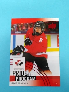2025 Team Canada Juniors - Gavin Mckenna #85 Pride of the Program RED Foil - Picture 1 of 2