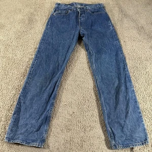 Vintage Levis 501 Jeans Mens 32x30 Straight Leg Button Fly Made USA 90s Denim - Picture 1 of 15
