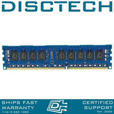 4GB Registered DIMM ECC PC3-10600 Single Ranked RAM Module - Image 1 of 4