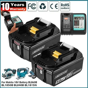 Cargador de batería genuino 5,0/3 Ah 18 V para Makita BL1860 BL1830 LXT BL1850 inalámbrico - Imagen 1 de 23