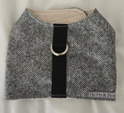 Mutts & Hounds, Arnés para Perros Stoneham Tweed Inglés - Nuevo xx-pequeño Foto 1 de 4