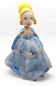 Rare Disney Store Princess Cinderella Blue Dress with Bows 22" Plush Toy Doll - Bild 1 von 9